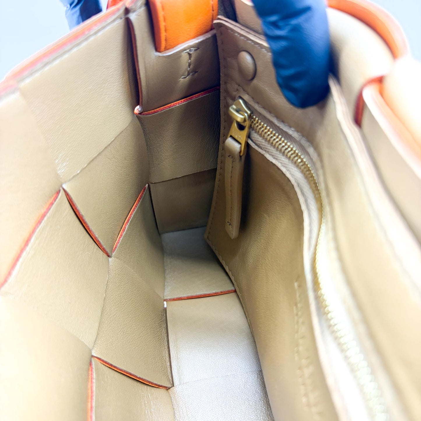 Bottega Veneta Cassette Shoulder Bag Orange