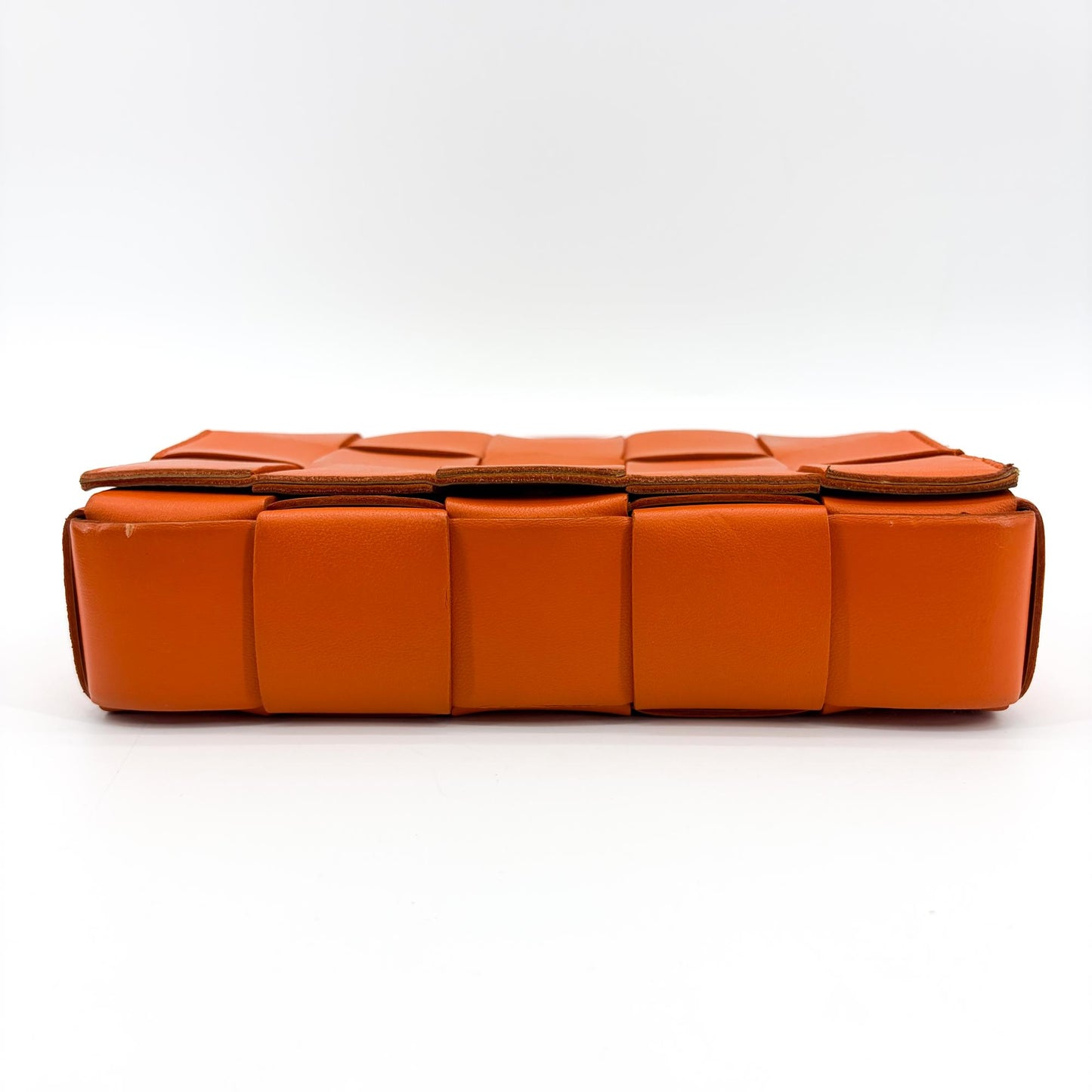 Bottega Veneta Cassette Shoulder Bag Orange
