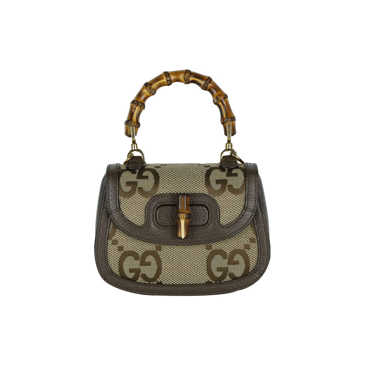 Mini Jumbo Bamboo Top Handle Crossbody Bag 686864