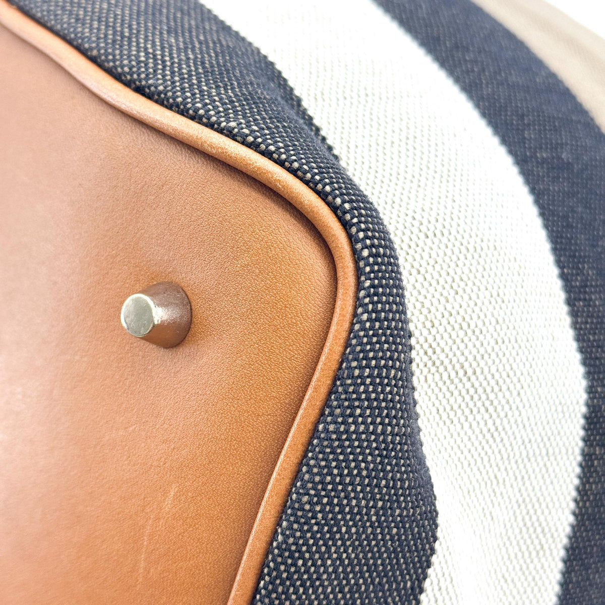 Burberry Ashby Canvas Tassel Bucket Bag Brown