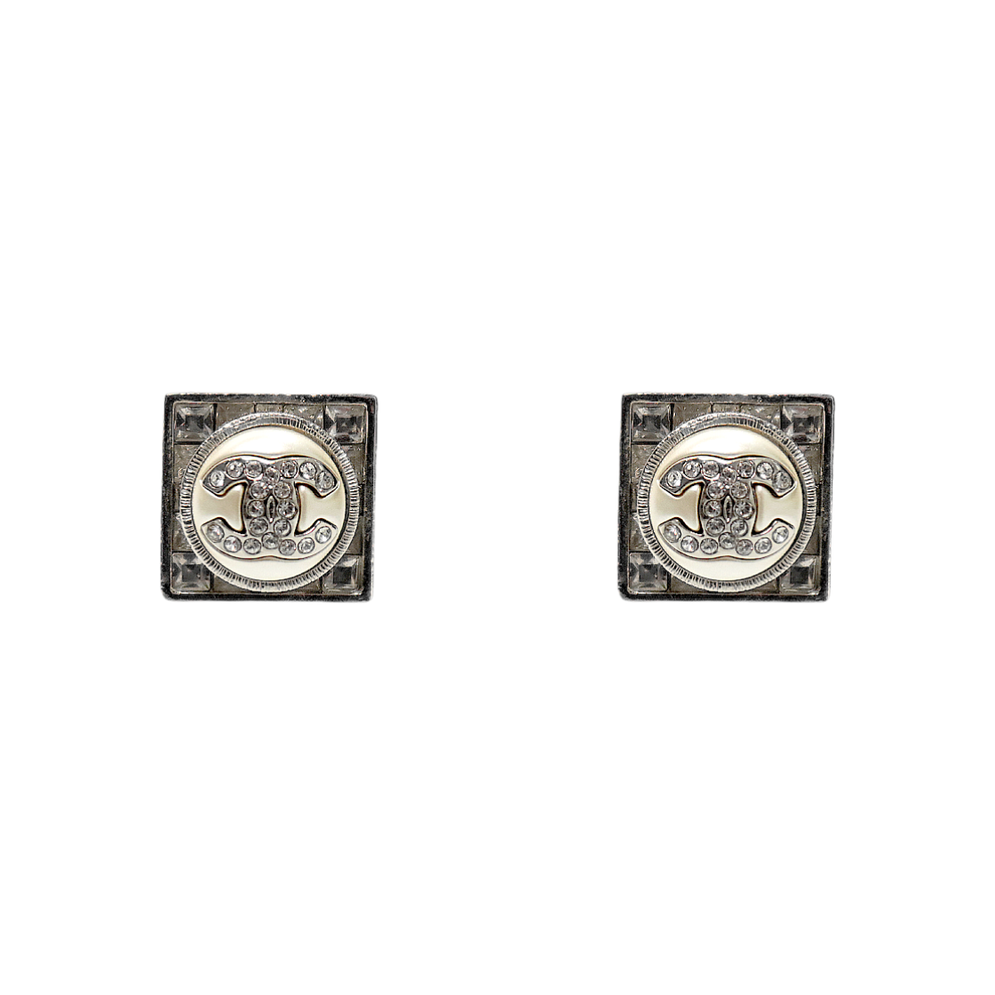Chanel Square Earrings