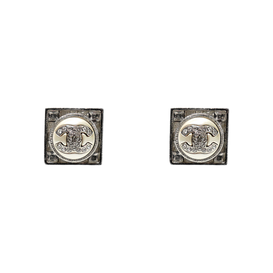 Chanel Square Earrings