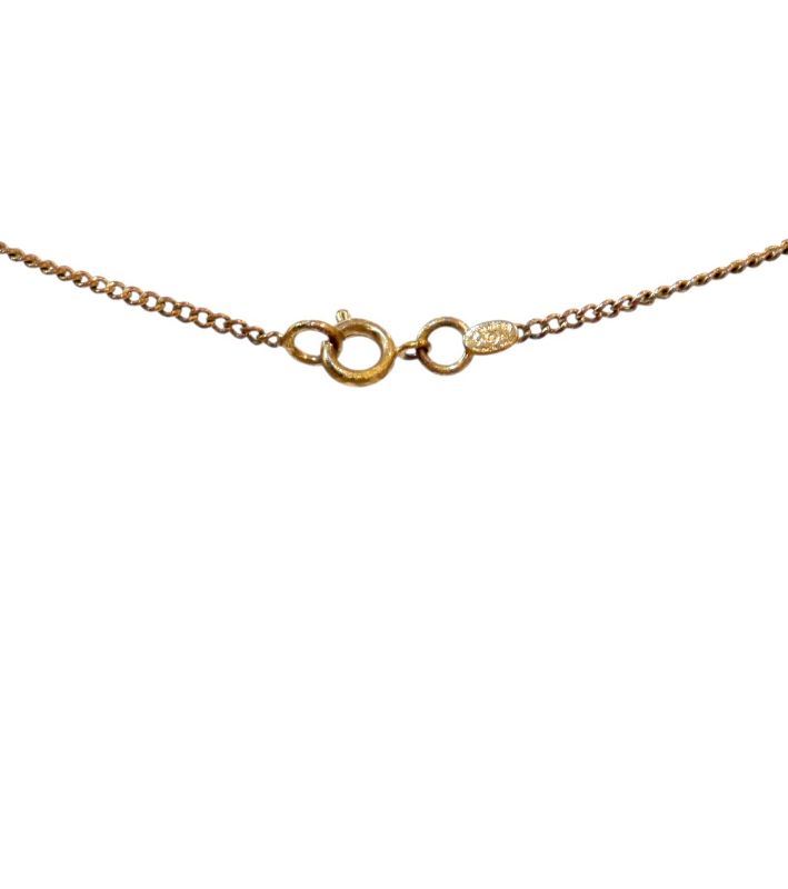 Chanel Pink CC Gold Necklace