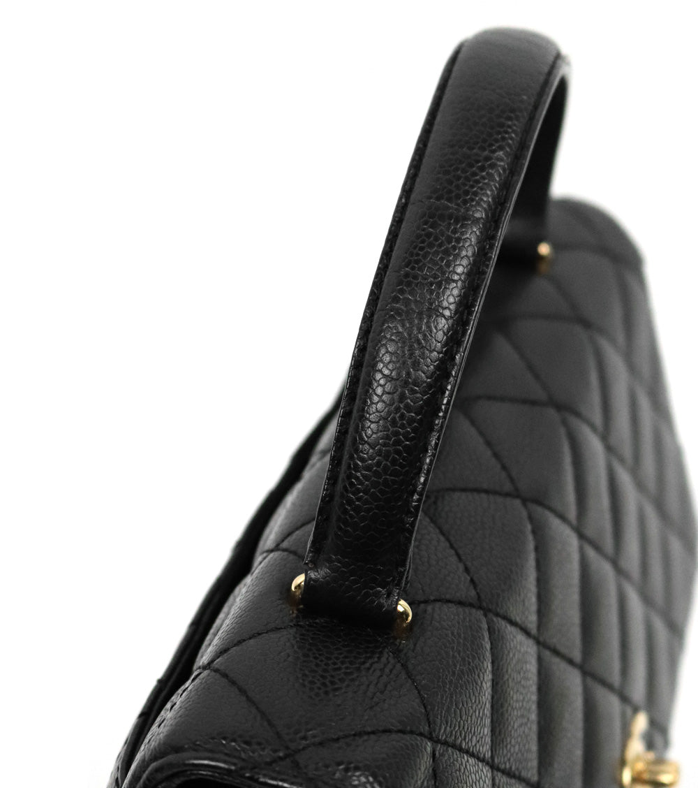 Chanel Black Caviar Coco Handle