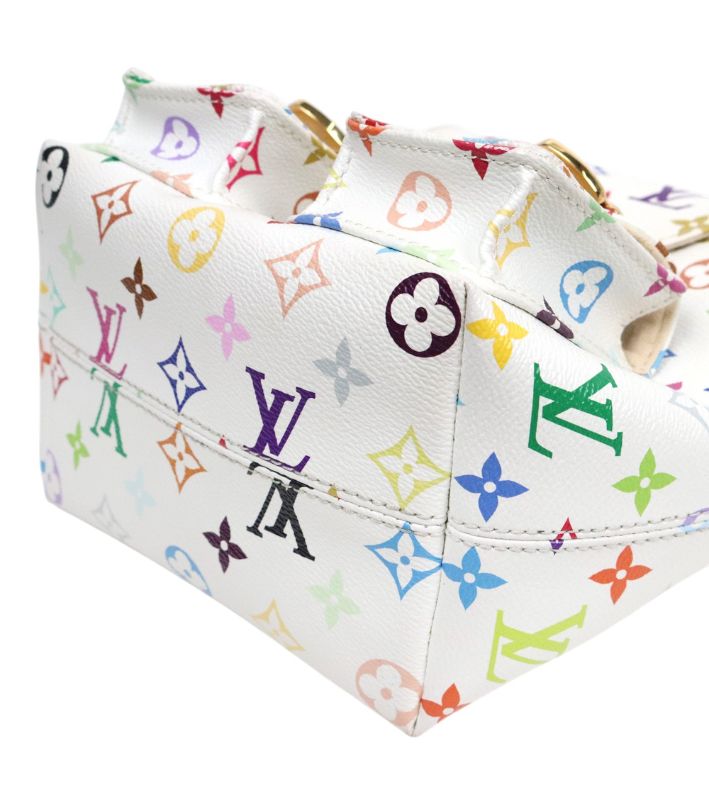 Louis Vuitton X Murakami White Multicolor Backpack