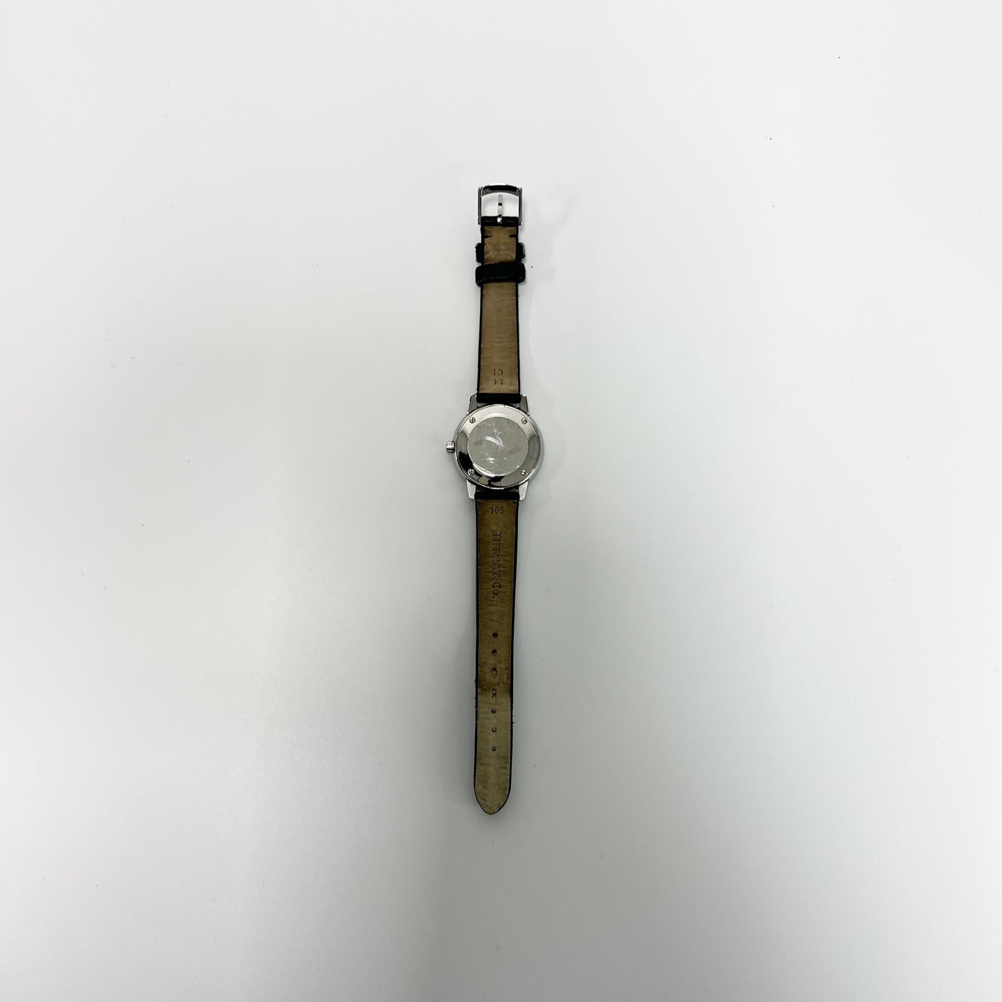 Tiffany & Co. Atlas Black Dial Watch