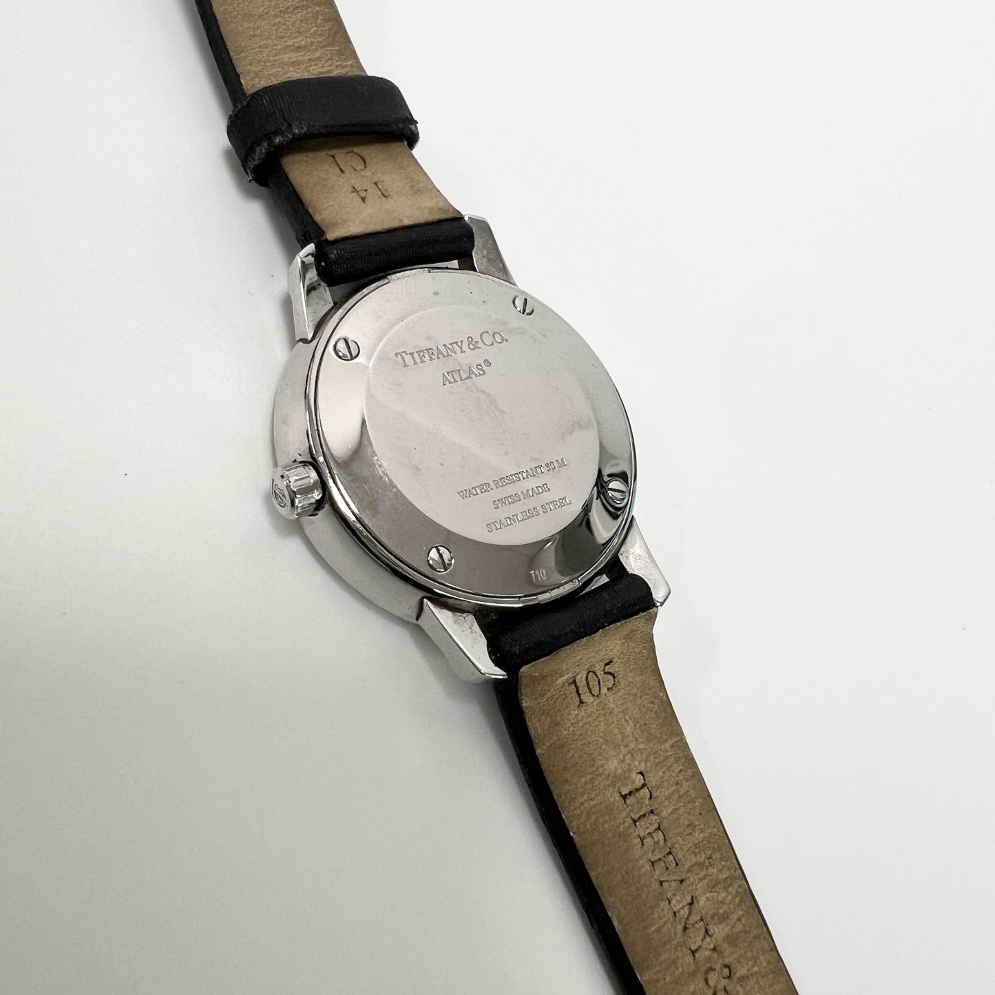 Tiffany & Co. Atlas Black Dial Watch