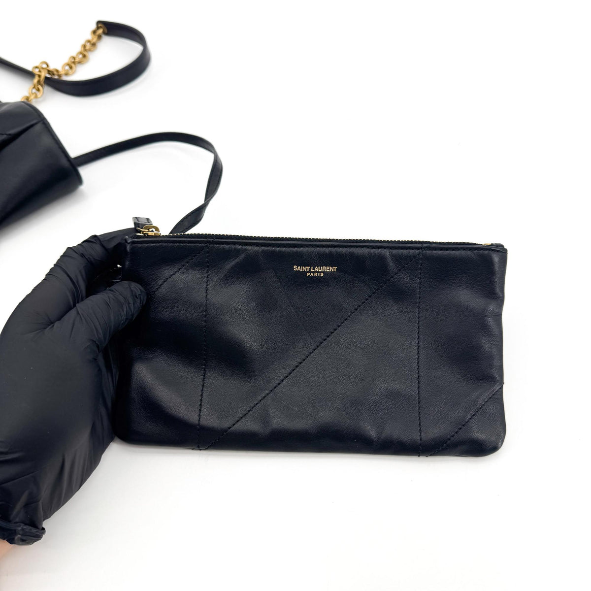 Saint Laurent Jamie Chain Crossbody Bag Black