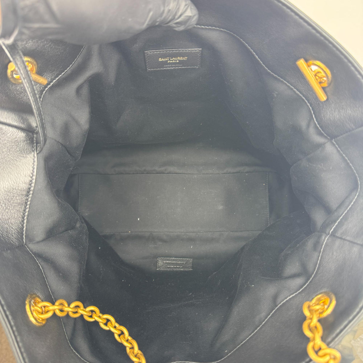 Saint Laurent Jamie Chain Crossbody Bag Black