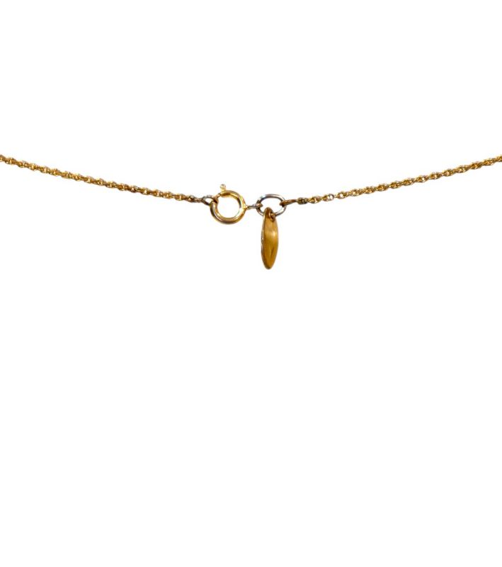Chanel Round CC Gold Necklace