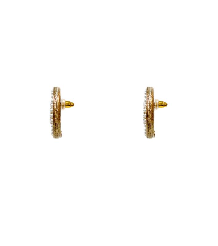 Chanel Pearl CC Earrings