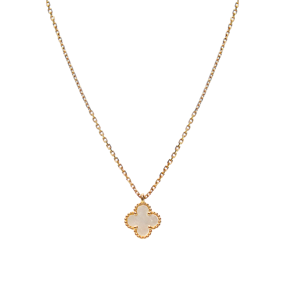 Van Cleef & Arpels Sweet Mother-of-Pearl Alhambra Necklace