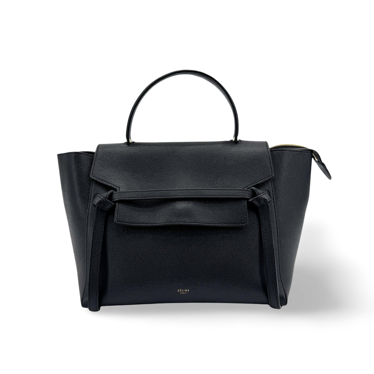Celine Nano Belt Bag Grained Calfskin Black