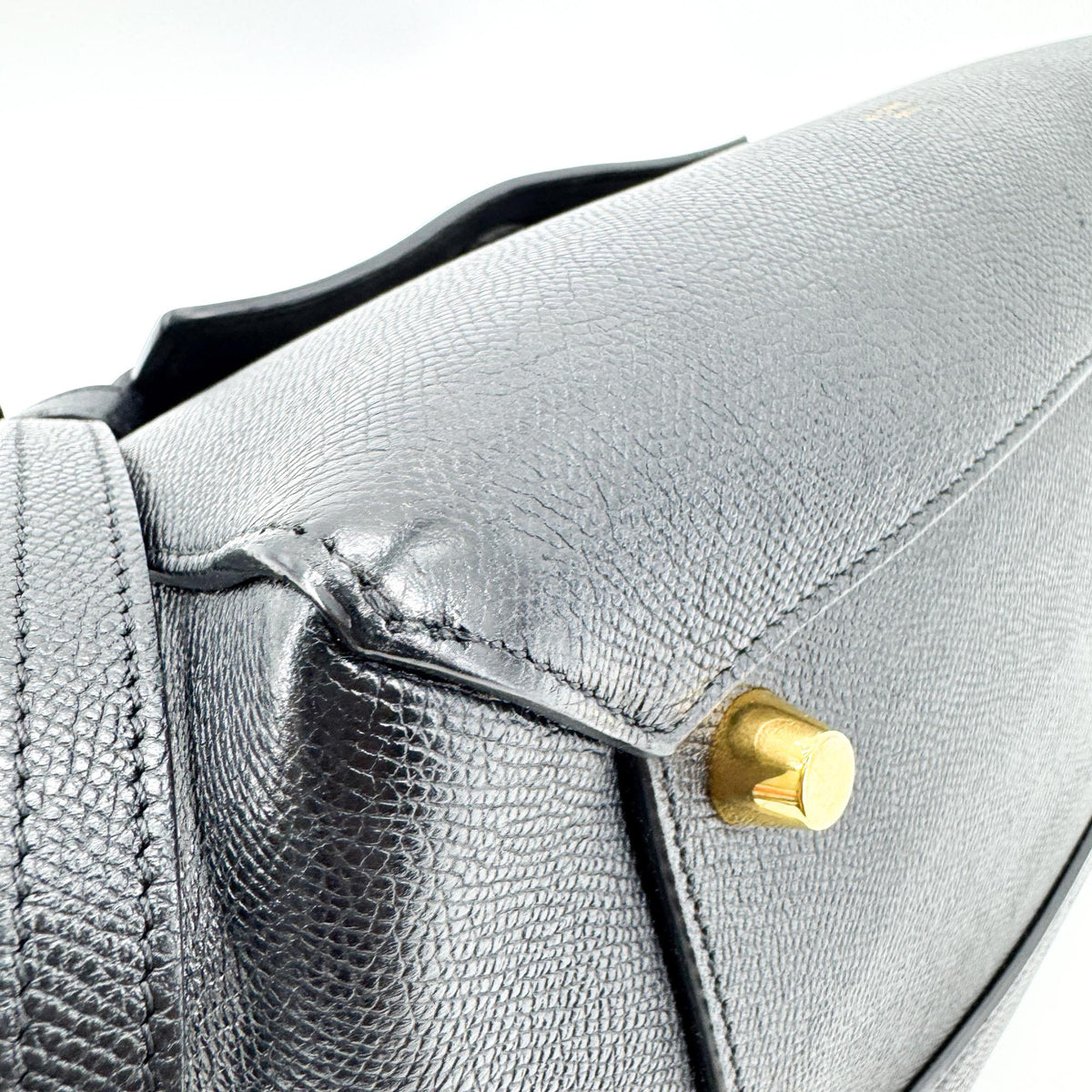 Celine Nano Belt Bag Grained Calfskin Black