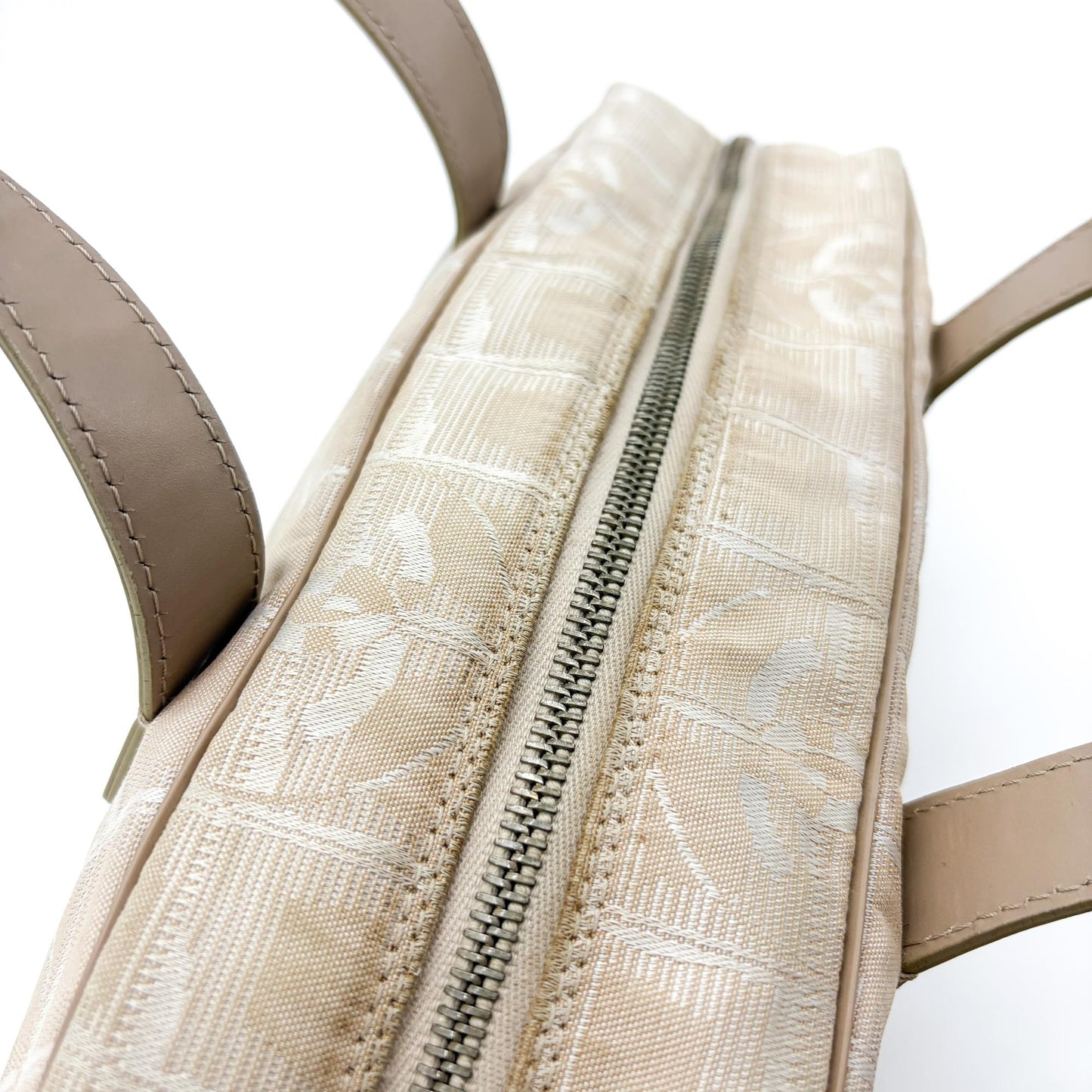 Chanel New Travel Line Bowler Bag Beige