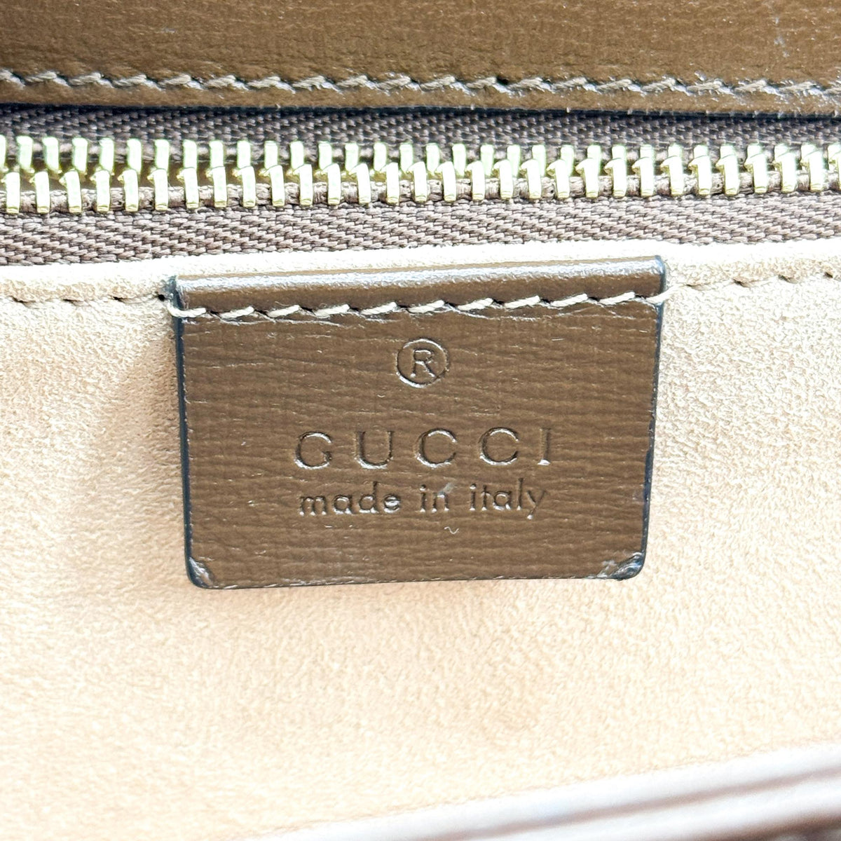 Gucci Horsebit 1955 Mini Crossbody Bag Beige Brown