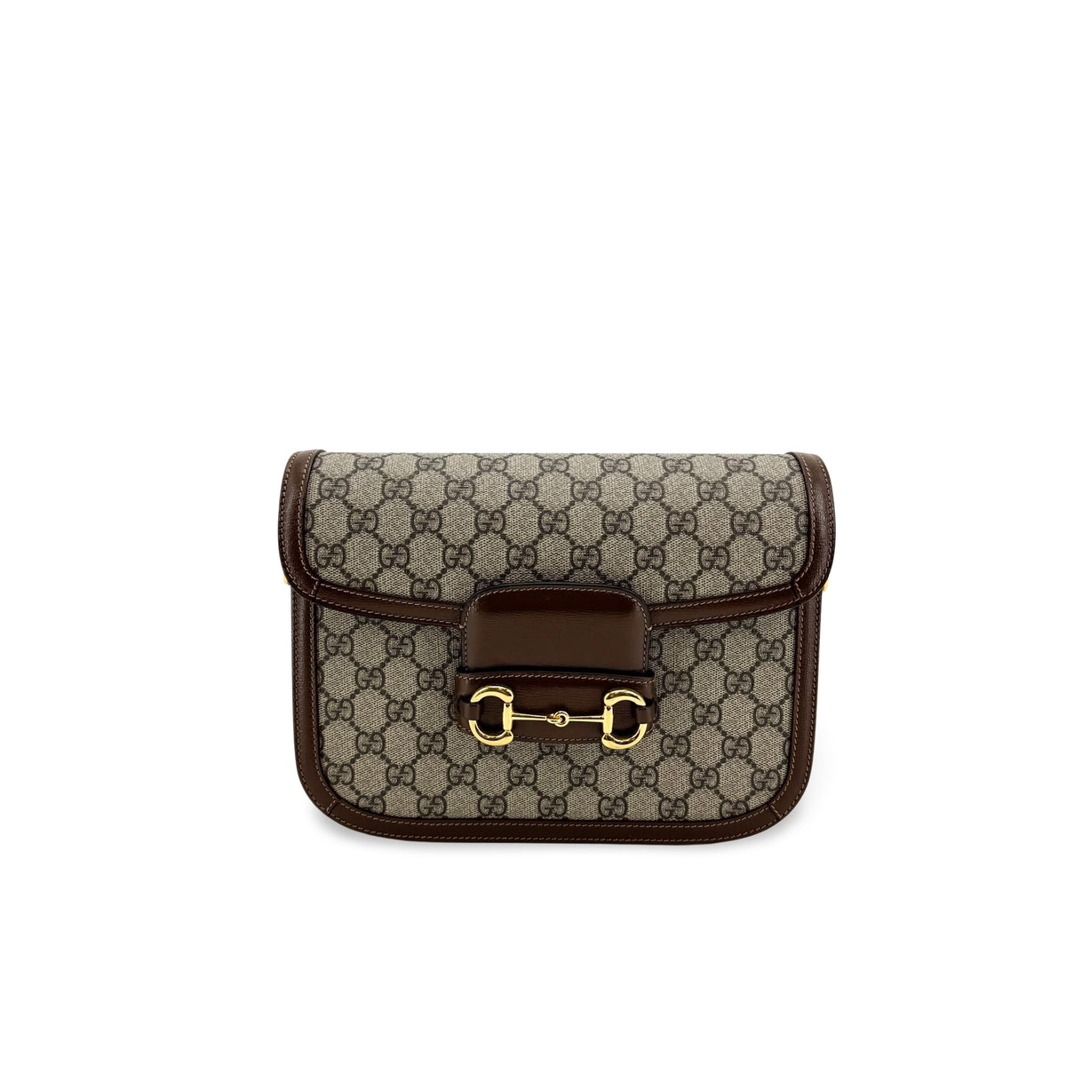 Gucci Horsebit 1955 Mini Crossbody Bag Beige Brown