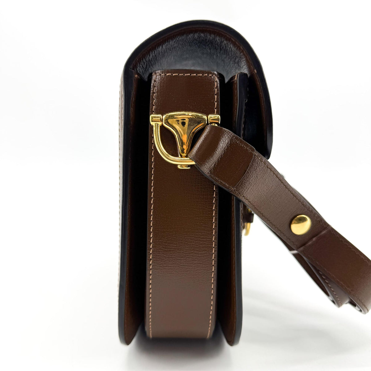 Gucci Horsebit 1955 Mini Crossbody Bag Beige Brown