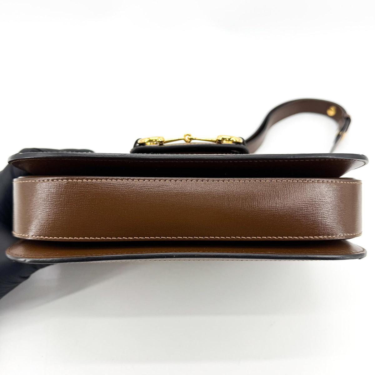 Gucci Horsebit 1955 Mini Crossbody Bag Beige Brown