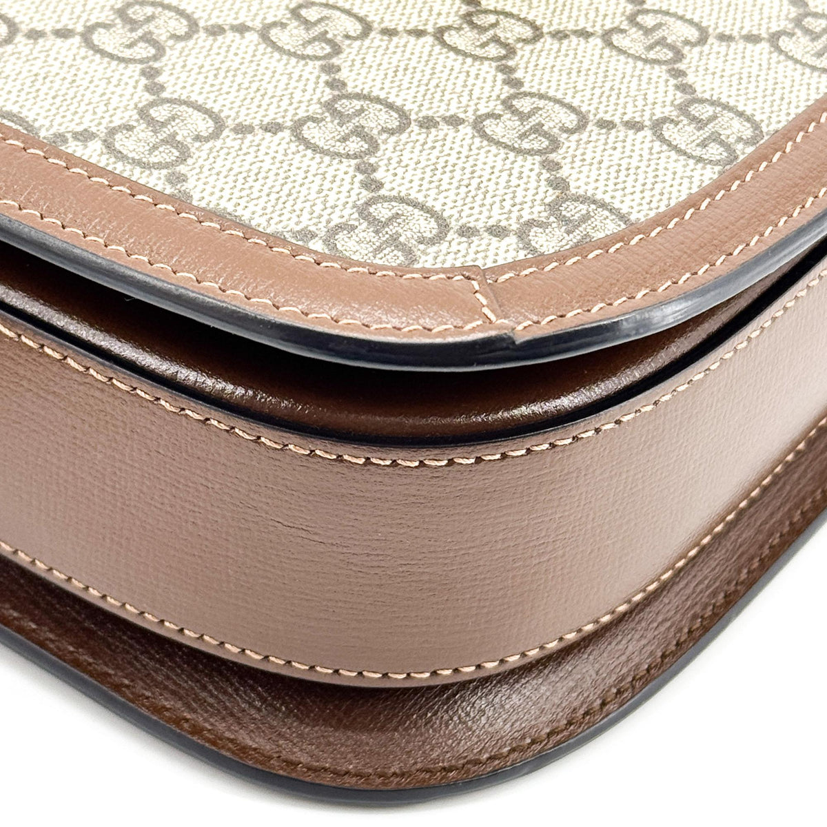Gucci Horsebit 1955 Mini Crossbody Bag Beige Brown