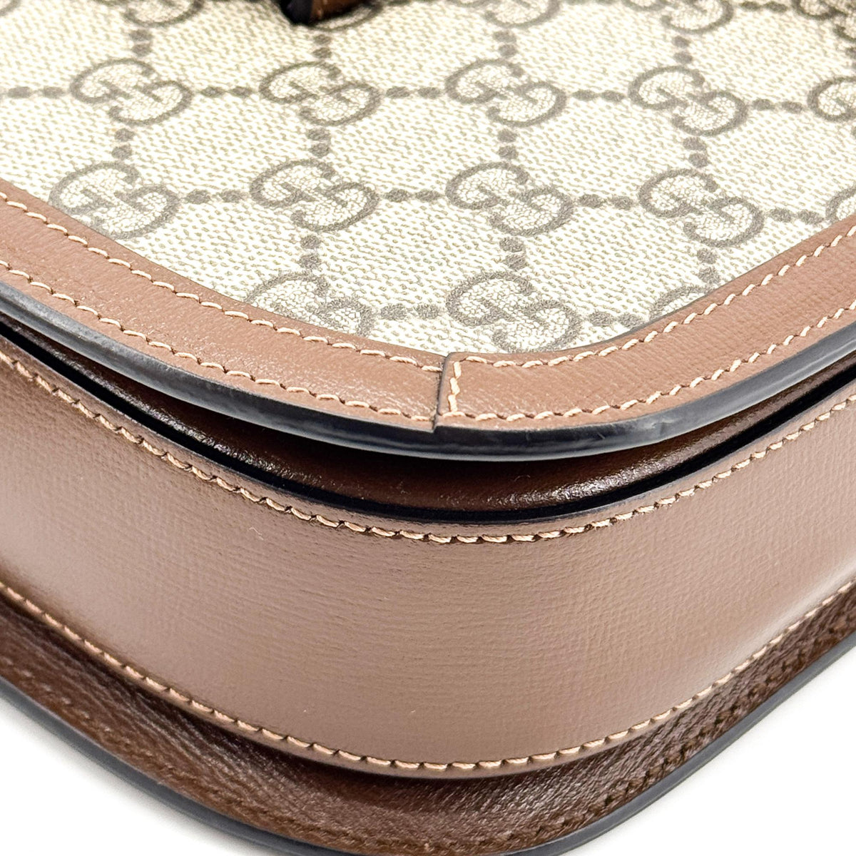 Gucci Horsebit 1955 Mini Crossbody Bag Beige Brown