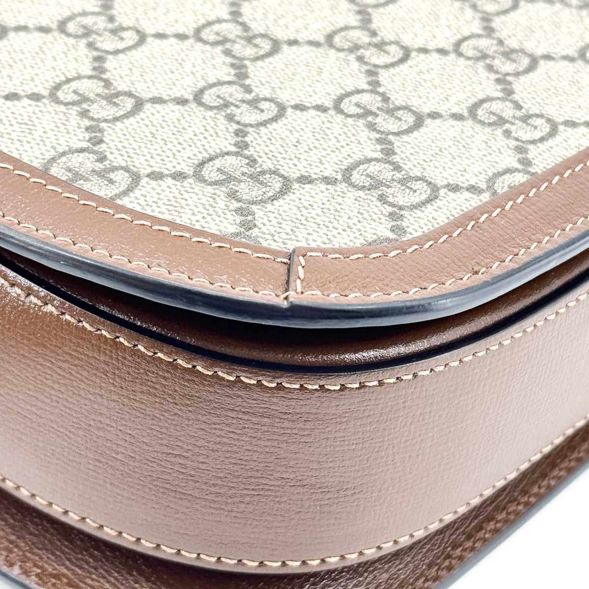 Gucci Horsebit 1955 Mini Crossbody Bag Beige Brown