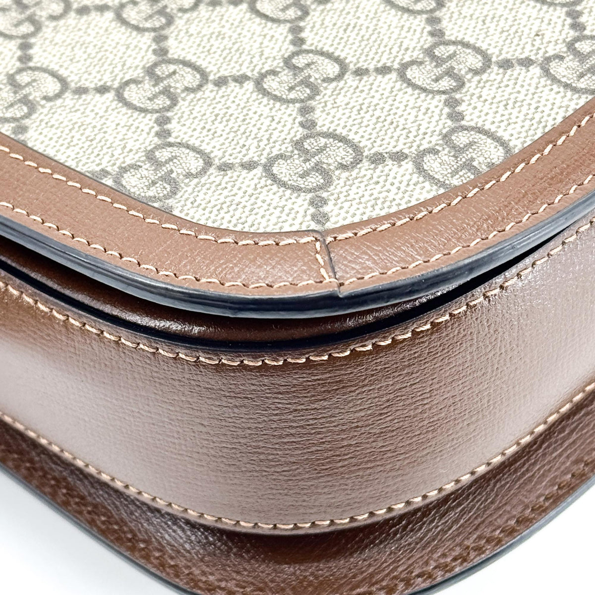 Gucci Horsebit 1955 Mini Crossbody Bag Beige Brown