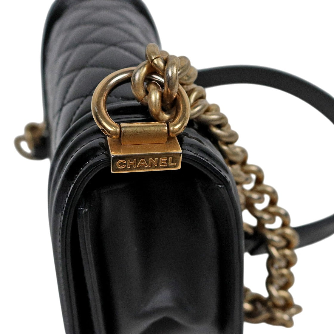Chanel Black Small Faded Boy Bag