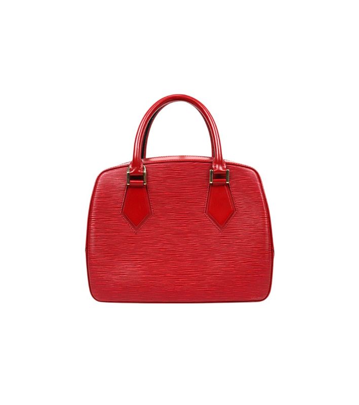Louis Vuitton Red Epi Chablon Tote Bag