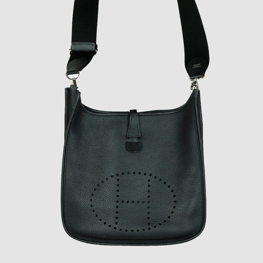 29 Evelyn Crossbody Bag (Black) C Engraving