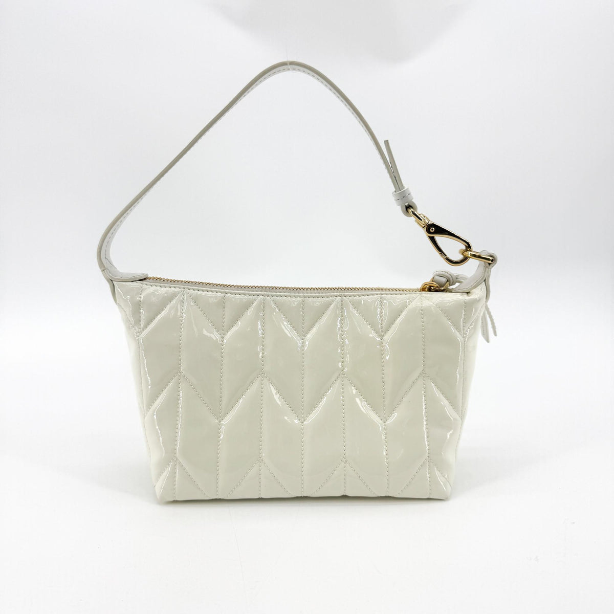 Miu Miu Spirit Matelassé Mini Bag White