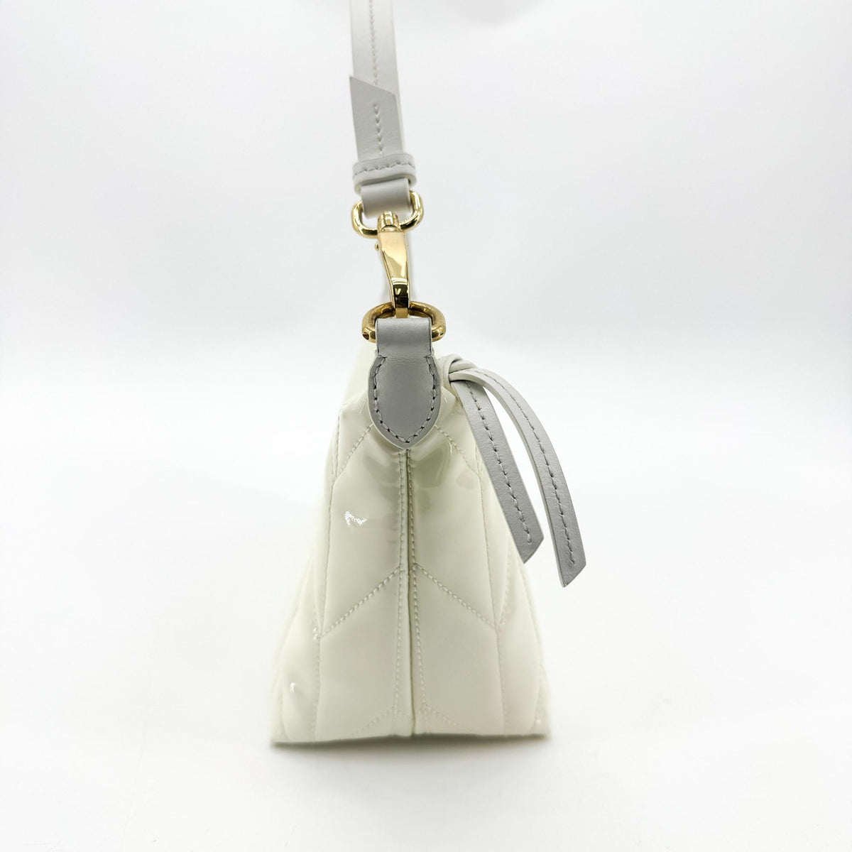 Miu Miu Spirit Matelassé Mini Bag White