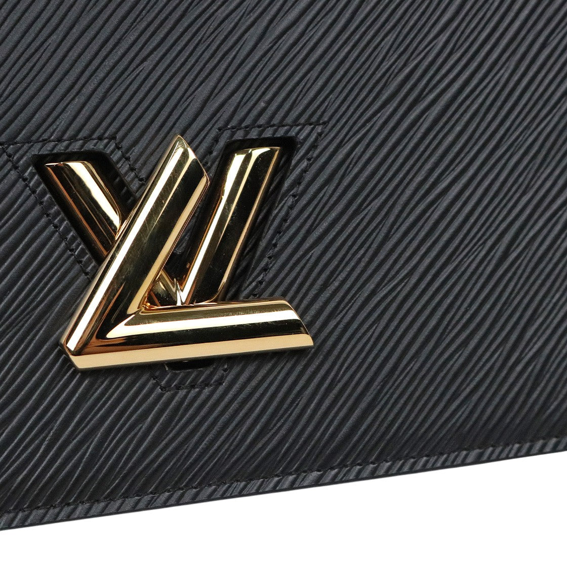 Louis Vuitton Black Epi Twist Belt Chain Crossbody Bag