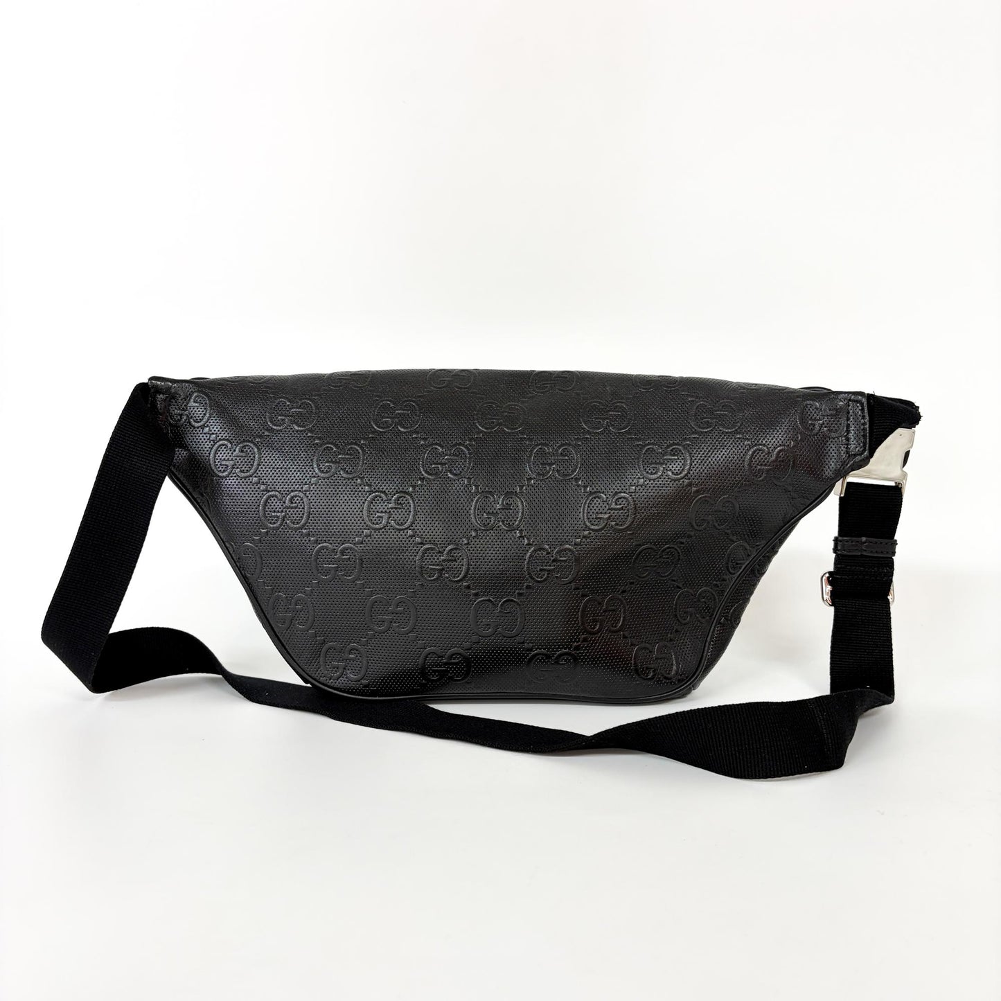 Gucci GG Embossed Belt Bag Black