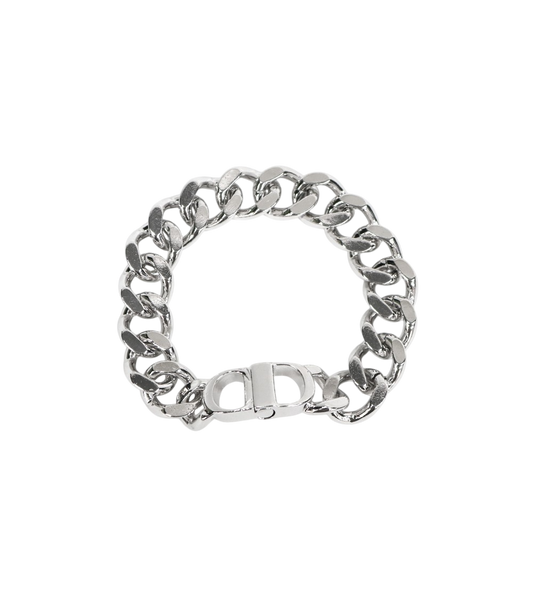 Dior Bold Chain CD Silver Bracelet