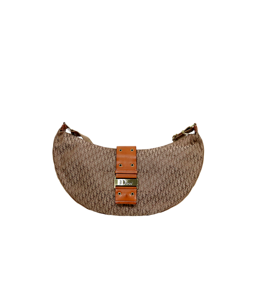 Dior Beige Oblique Street Chic Hobo Bag