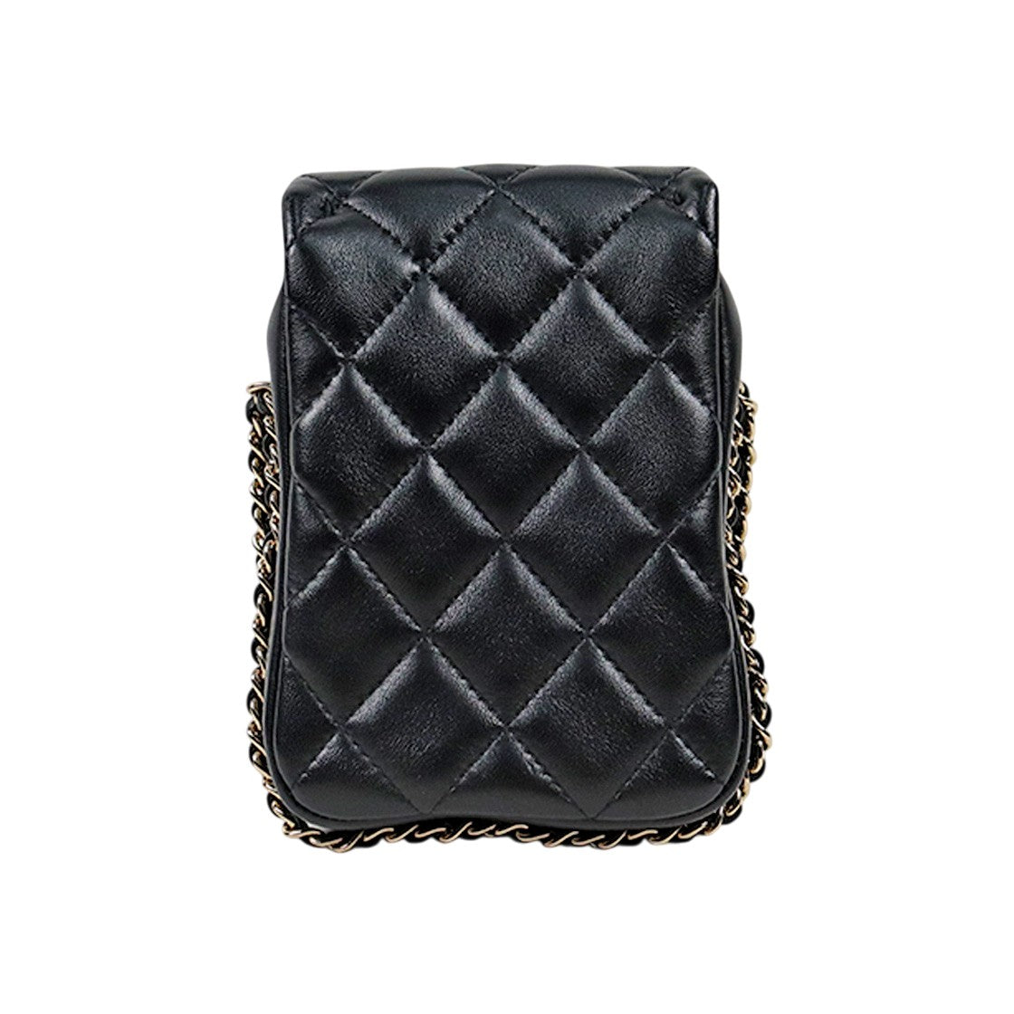 Chanel Black Pearl Chain Crossbody Bag
