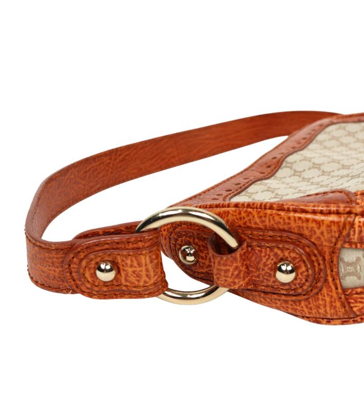Celine Brown Macadam Shoulder Bag