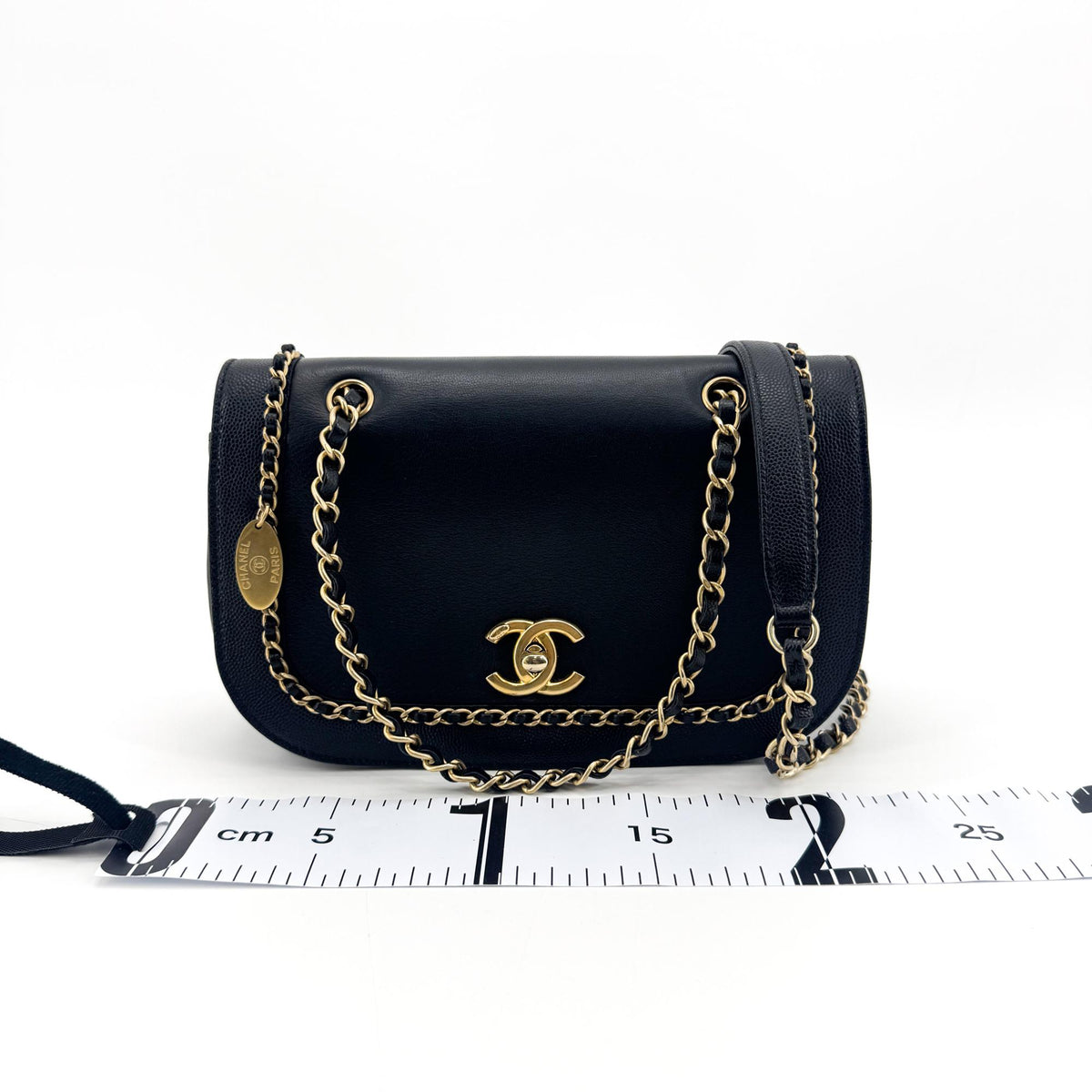 Chanel Chain Around Flap Shoulder Bag Black