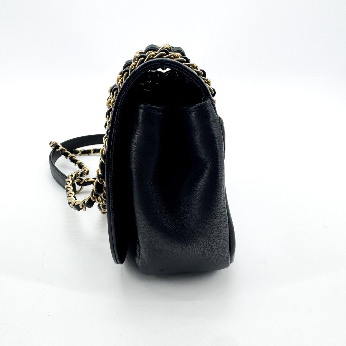 Chanel Chain Around Flap Shoulder Bag Black