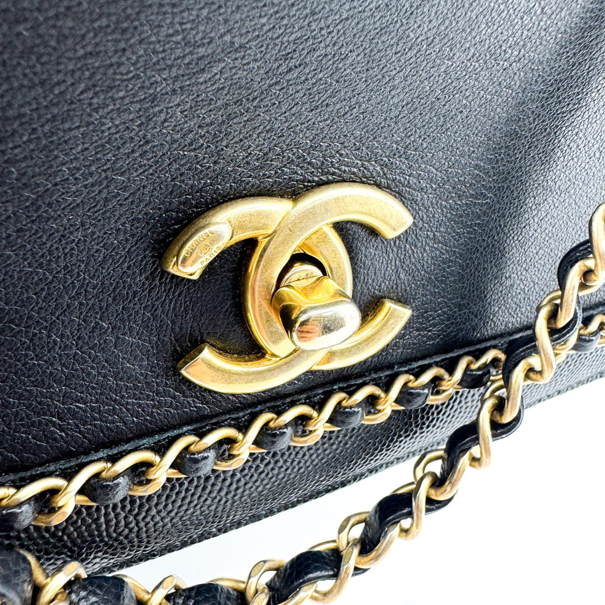 Chanel Chain Around Flap Shoulder Bag Black