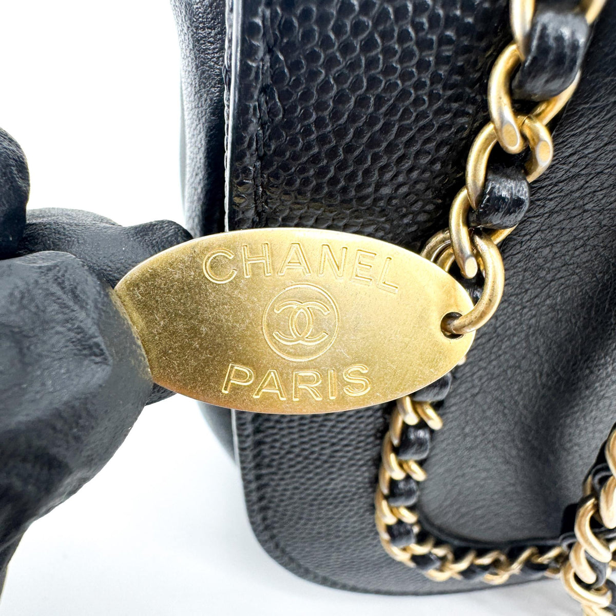 Chanel Chain Around Flap Shoulder Bag Black