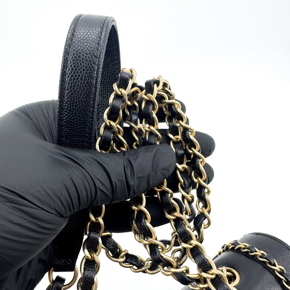 Chanel Chain Around Flap Shoulder Bag Black