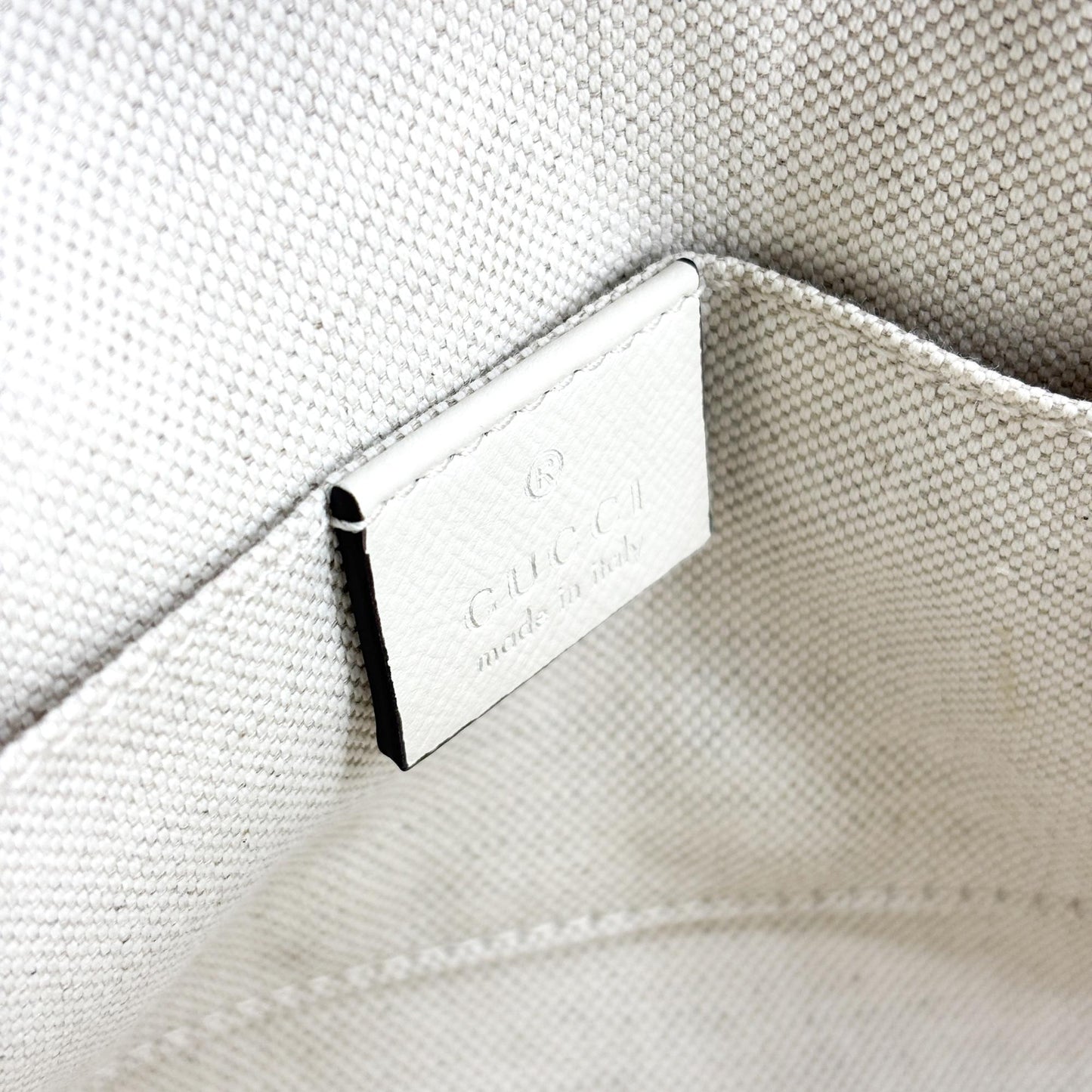Gucci Horsebit 1955 Mini Top Handle Bag White