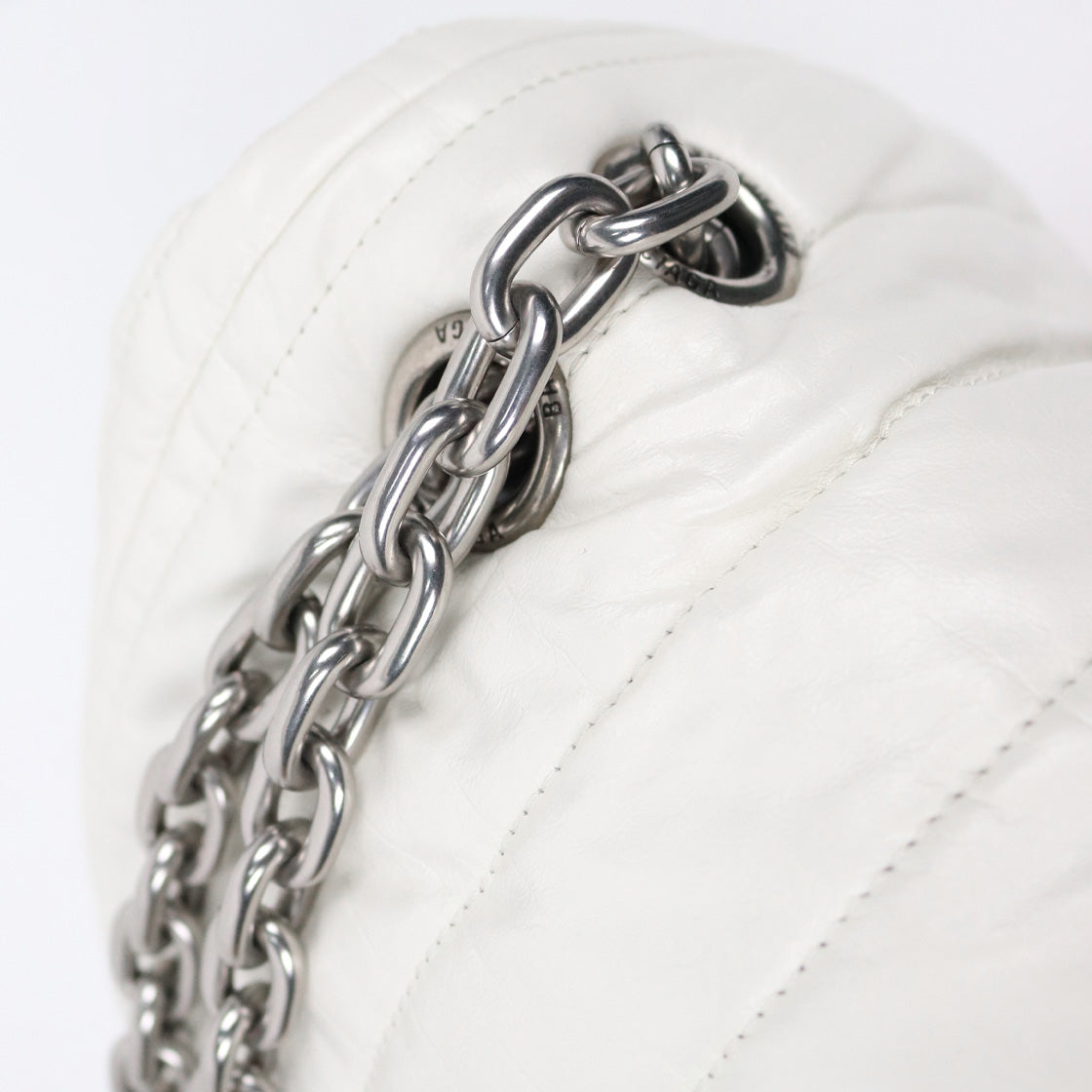 Balenciaga White Medium Monaco