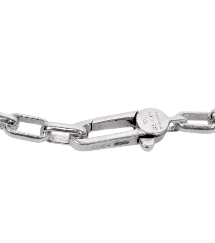 Gucci Interlocking G Silver Bracelet