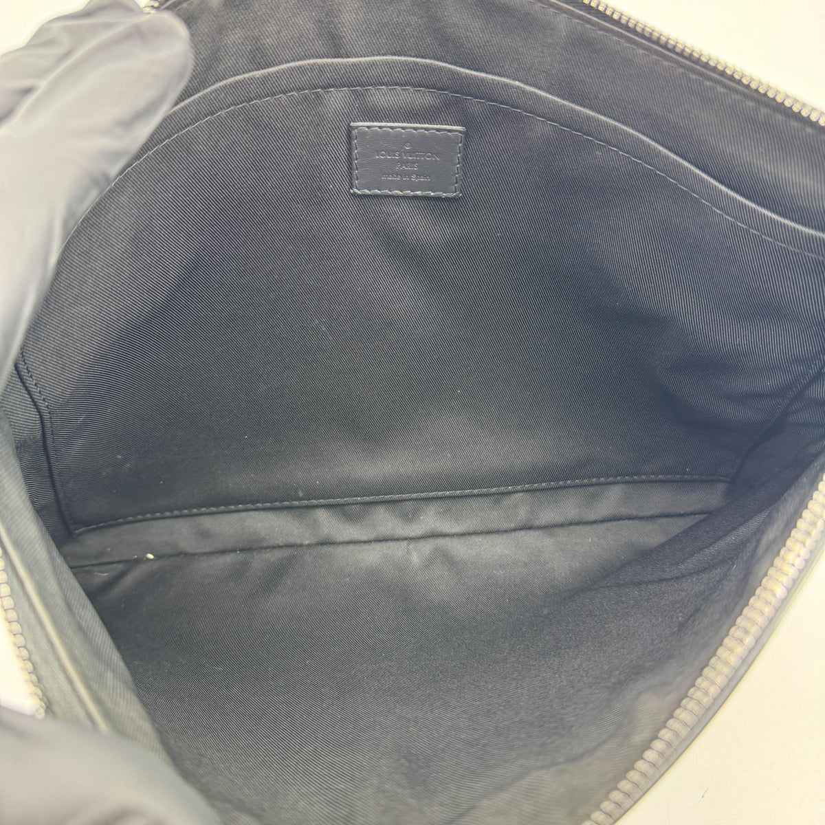Louis Vuitton Monogram Shadow Discovery Pochette Clutch