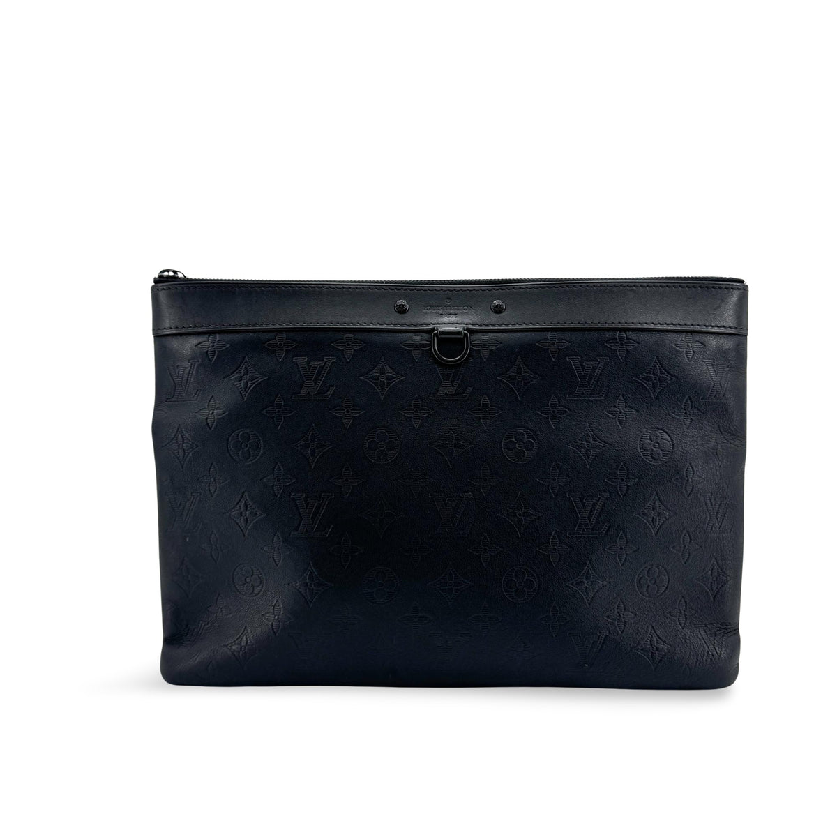 Louis Vuitton Monogram Shadow Discovery Pochette Clutch