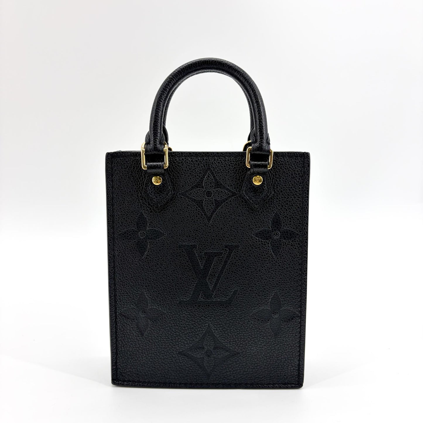 Louis Vuitton Petit Sac Plat Monogram Empreinte Black