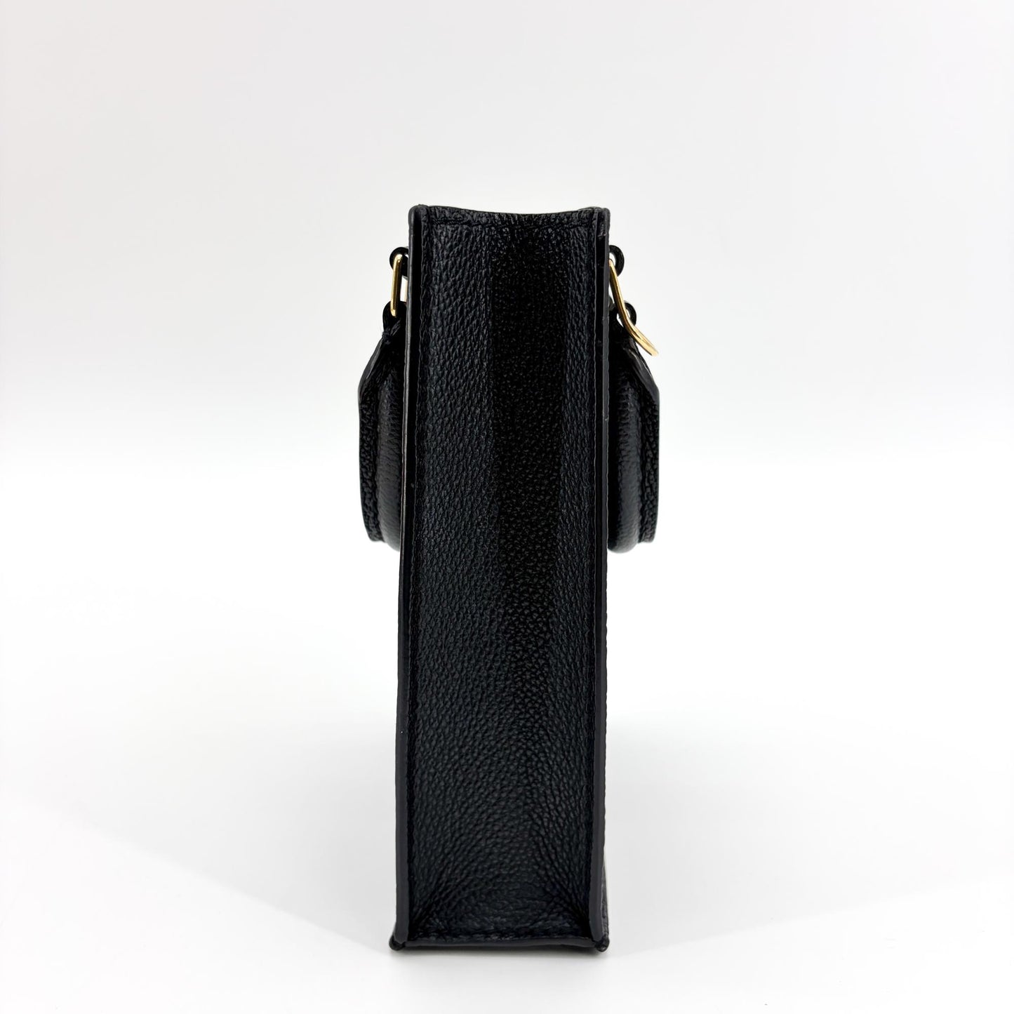 Louis Vuitton Petit Sac Plat Monogram Empreinte Black